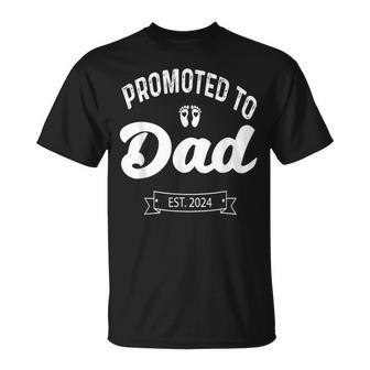 Pregnancy Announcement 2024 First Time Daddy Fathers Day T-Shirt - Thegiftio UK