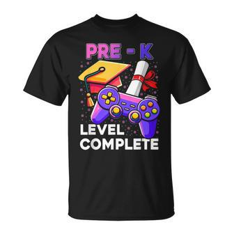 Prek Level Complete Gamers Last Day Of Pre K Graduate T-Shirt - Monsterry