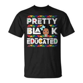 Pretty Black And Educated African Afro Girls Am The Strong T-Shirt | Mazezy