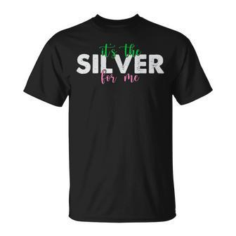 Pretty Cute It's The Silver For Me Aka T-Shirt - Seseable