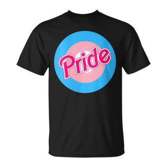 Pride Trans Flag Mod Target Bullseye T-Shirt - Monsterry
