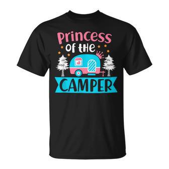 Princess Of The Camper Outdoor Camping Adventurer Explorer T-Shirt - Monsterry DE