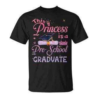 This Princess Is A Pre School Graduate Graduation Pre K T-Shirt - Thegiftio UK