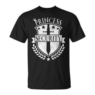 Princess Security Outfit Bday Princess Security Costume T-Shirt - Seseable
