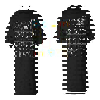 Profesor De Ciencias Tabla Periódica Biología Química Física Camiseta unisex - Regaloses
