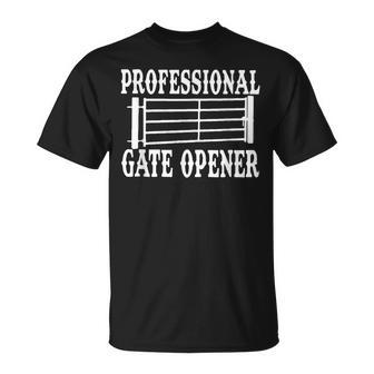 Professional Gate Opener Western Country Music T-Shirt - Monsterry AU