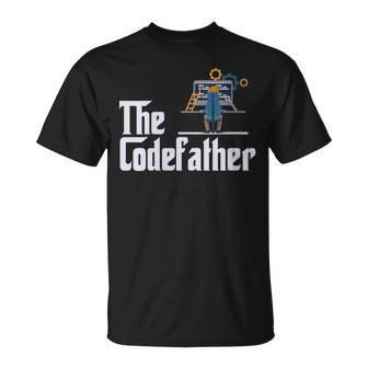 Programmer Dad Nerdy Computer Geeky Father Database Papa T-Shirt - Monsterry
