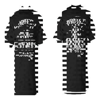 Promoted To Big Brother Est 2024 Bro Est 2024 T-Shirt - Thegiftio