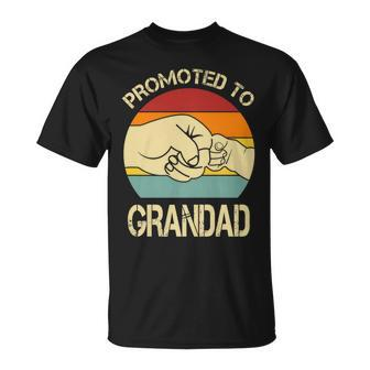 Promoted To Grandad Daddy Father's Day T-Shirt - Thegiftio UK