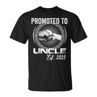 Promoted To Uncle 2023 First Time Fathers Day New Uncle T-Shirt - Monsterry AU