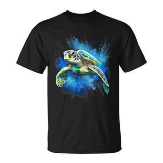 Propagate Activism Colorful Turtle Advocacy Wave T-Shirt - Monsterry