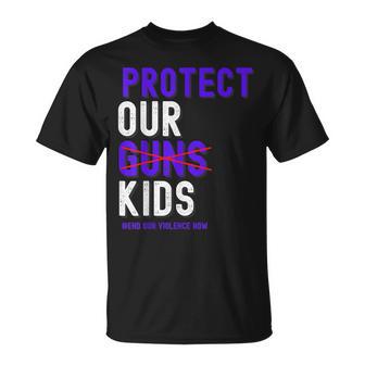 Protect Children Not Guns Orange End Gun Violence T-Shirt - Monsterry