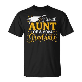 Proud Aunt Of A 2024 Graduate Last Day Of School Family T-Shirt - Monsterry CA