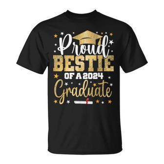 Proud Bestie Of A 2024 Graduate Class Graduation Best Friend T-Shirt - Monsterry AU