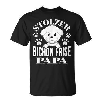 Proud Bichon Frise Papa Bichon Frise T-Shirt - Geschenkecke