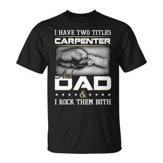 Proud Carpenter Dad T-Shirt | Mazezy DE