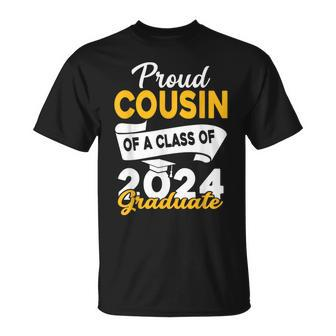 Proud Cousin Of A 2024 Graduate Graduation Family Matching T-Shirt - Monsterry