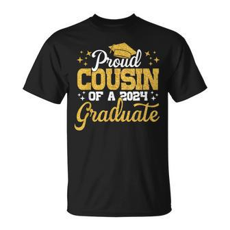 Proud Cousin Of A Class Of 2024 Graduate Senior Family T-Shirt - Seseable