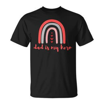 Proud Dad Hero Embracing Fatherhood With Strength And Love T-Shirt - Monsterry