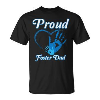 Proud Foster Dad Family National Foster Care Month T-Shirt - Monsterry