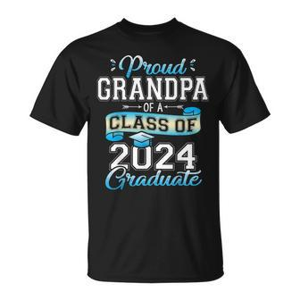 Proud Grandpa Of A Class Of 2024 Graduate Senior 2024 T-Shirt - Seseable
