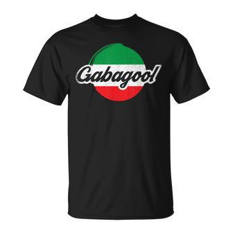 Proud Italian Meat Gabagool Capicola Food Italy Pride Flag T-Shirt - Monsterry