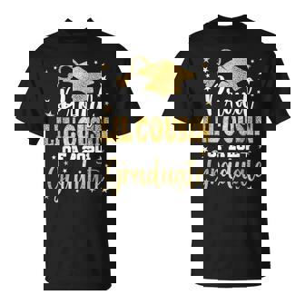 Proud Lil Cousin Of A 2024 Graduate Class Senior Graduation T-Shirt - Seseable