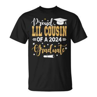 Proud Lil Cousin Of A 2024 Graduate For Family Graduation T-Shirt | Mazezy