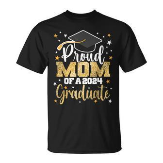 Proud Mom Of A 2024 Graduate Class Senior Graduation T-Shirt - Monsterry AU