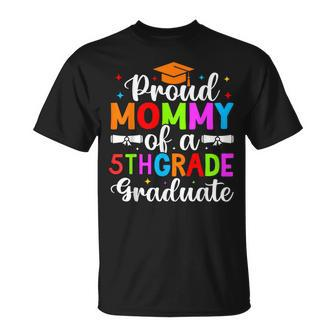 Proud Mommy Of 2024 5Th Fifth Grade Graduate Graduation Day T-Shirt - Monsterry AU