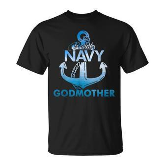 Proud Navy Godmother Lover Veterans Day T-Shirt - Monsterry