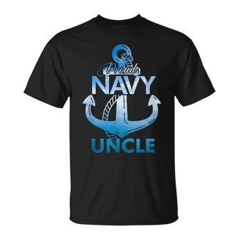 Proud Navy Uncle Lover Veterans Day T-Shirt - Monsterry