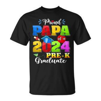 Proud Papa Of A 2024 Pre-K Graduate Family Lover T-Shirt - Monsterry