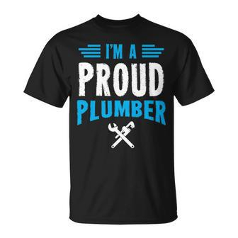 Proud Plumber Plumbing Birthday Gif T-Shirt | Mazezy