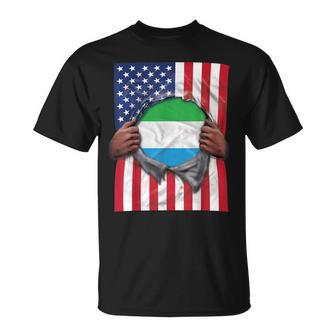 Proud Sierra Leone Roots T-Shirt - Monsterry