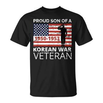Proud Son Of A Korean War Veteran For Military T-Shirt - Monsterry DE