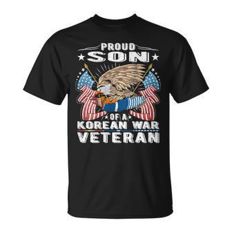 Proud Son Of A Korean War Veteran Military Vet's Child T-Shirt - Monsterry DE