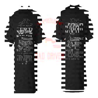 Proud Survivor Of A Bad Driver Motorcycle Rider T-Shirt - Monsterry