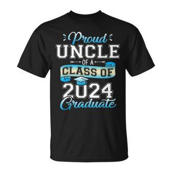 Proud Uncle Of A Class Of 2024 Graduate Senior 2024 T-Shirt - Monsterry