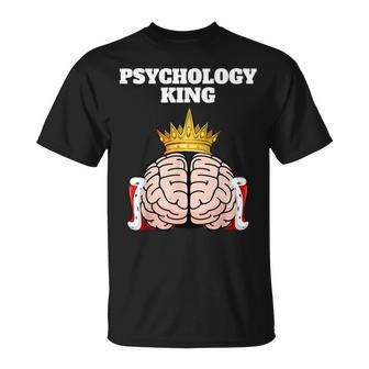 Psychology King Psychology Psychologist T-Shirt - Monsterry
