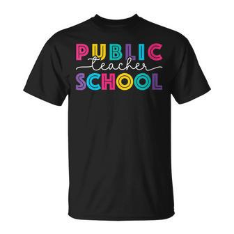 Public School Teacher T-Shirt - Monsterry DE
