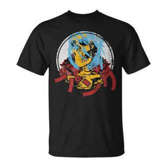 Punk Rock Japanese Anime Skeleton 80'S Vintage Concert T-Shirt - Monsterry UK