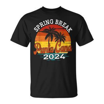 Punta Cana 2024 Spring Break Family Matching Vacation Retro T-Shirt | Mazezy