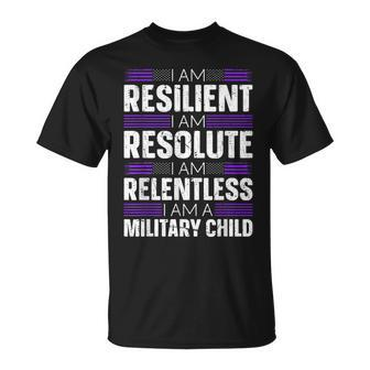 Purple Up I Am A Military Child T-Shirt - Monsterry UK