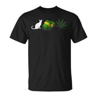 Pussy Money Weed Graphic For 420 Day T-Shirt - Monsterry