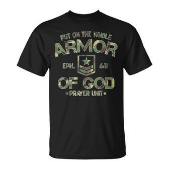 Put On The Spiritual Armor Of God Ephesians T-Shirt - Monsterry DE