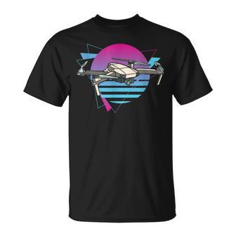 Quadcopter Retrointage Quadrotor Drone Pilot Fpv Racing Camiseta unisex - Regaloses