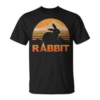 Rabbit Lover Vintage Retro T-Shirt | Mazezy