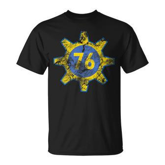 Radioactive Vault Gear 76 Gamer Nuclear Wasteland T-Shirt - Monsterry AU