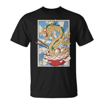 Ramen Dragon Japanese Noodles Soup Ramen T-Shirt - Monsterry UK